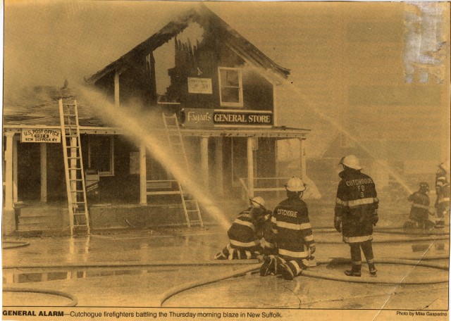 New Suffolk Post Office Fire - Suffolk Times 1993